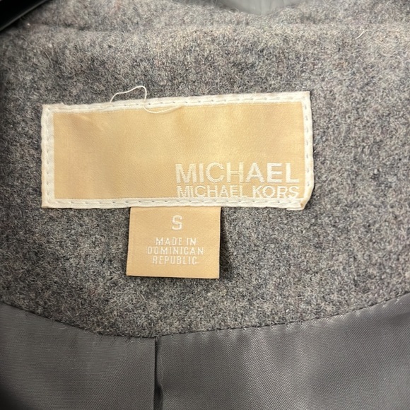 Michael Kors Pea Coat with Gold accents Size S - Picture 2 of 3